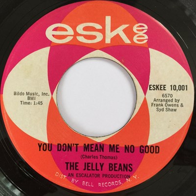 Lot 256 - THE JELLY BEANS - YOU DON'T MEAN ME NO GOOD 7" (ESKEE 10,001)