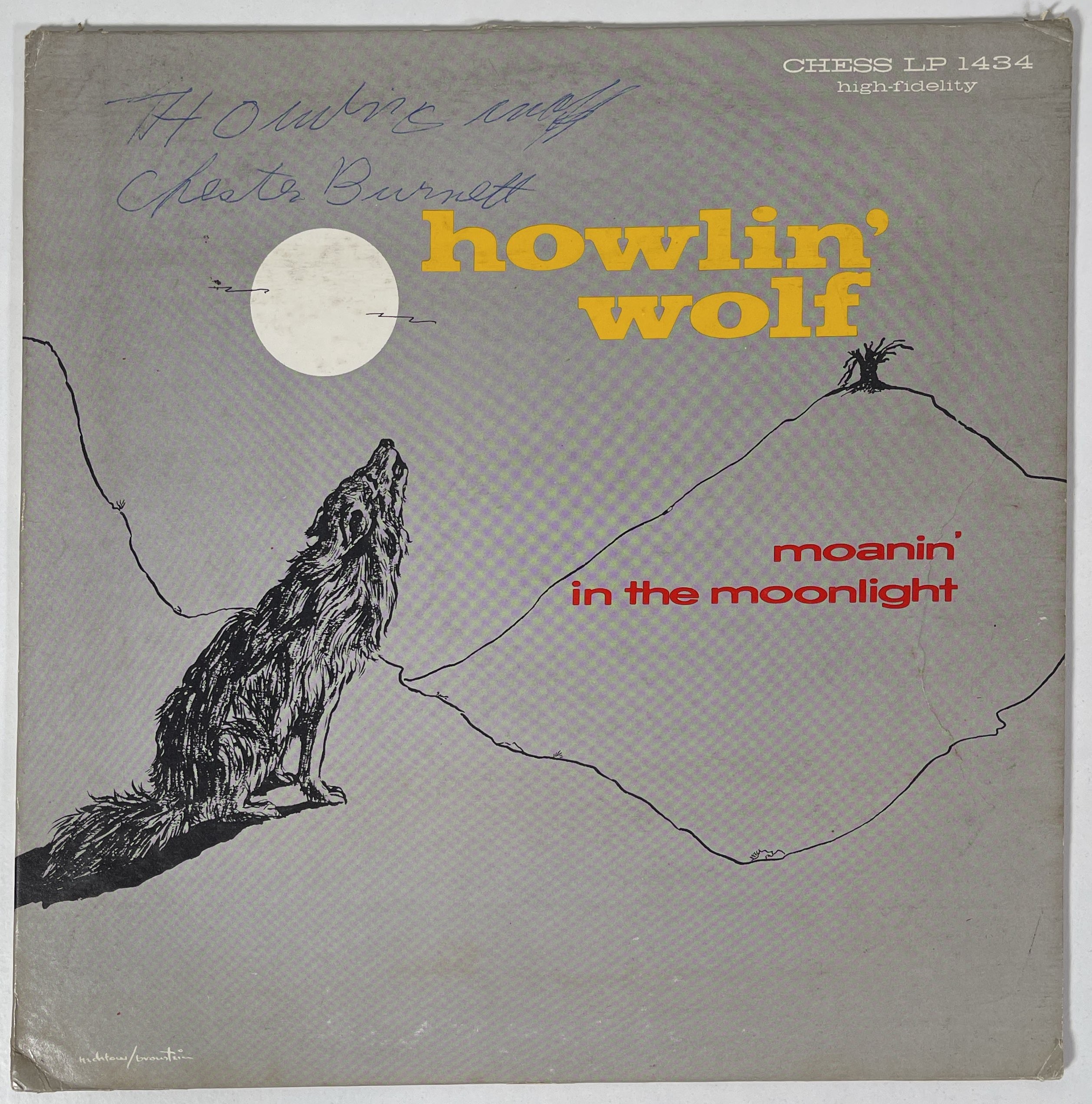 Lot 324 - HOWLIN' WOLF - SIGNED ORIGINAL US COPY OF