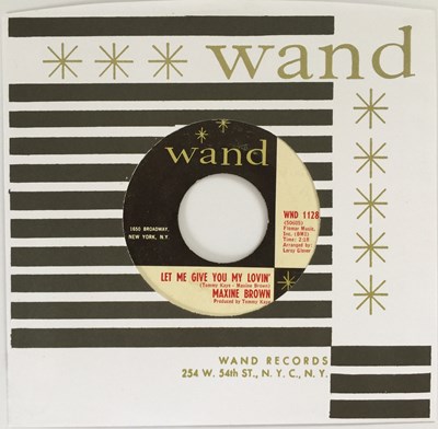 Lot 101 - MAXINE BROWN - LET ME GIVE YOU MY LOVIN' (WAND WND 1128)