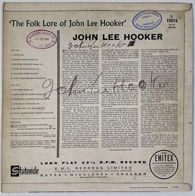 Lot 329 - BLUES INTEREST - JOHN LEE HOOKER SIGNED LPS.