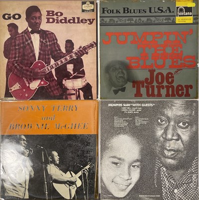 Lot 235 - BLUES INTEREST - SIGNED LPS INC BO DIDDLEY, JOE TURNER, MEMPHIS SLIM.