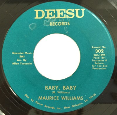 Lot 110 - MAURICE WILLIAMS - BEING WITHOUT YOU 7" (DEESU RECORDS 302)