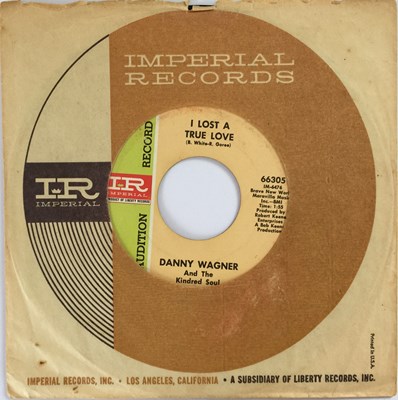 Lot 111 - DANNY WAGNER - I LOST A TRUE LOVE 7" (PROMO - IMPERIAL 66305)