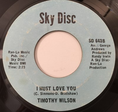 Lot 115 - TIMOTHY WILSON - I MUST LOVE YOU 7" (SKY DISC - SD 643)