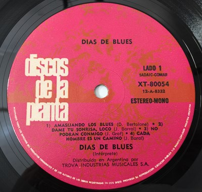 Lot 2 - DIAS DE BLUES - S/T LP (PROG/HEAVY ROCK - ARGENTINIAN OG - XT-80054)