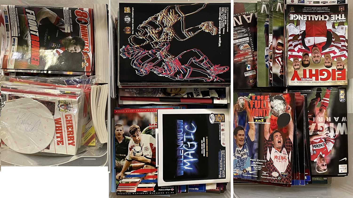 Lot 64 - 300+ RUGBY LEAGUE PROGRAMMES.