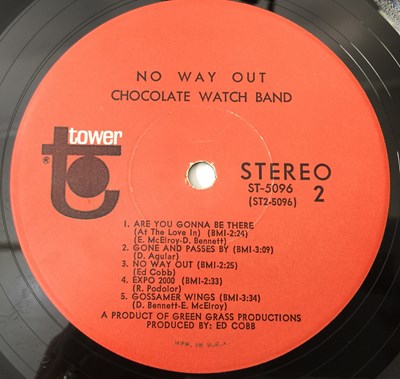 Lot 4 - CHOCOLATE WATCH BAND - NO WAY OUT LP (US STEREO OG - PSYCH - TOWER ST-5096)