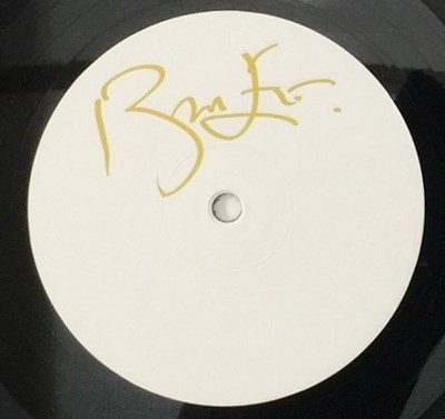 Lot 36 - BRIAN ENO - FOREVERANDEVERNOMORE (2022 WHITE LABEL TEST PRESSING - 4801356 - SIGNED BY ENO)