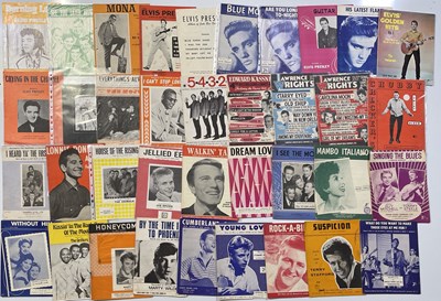 Lot 54 - SHEET MUSIC ARCHIVE - POP / ROCK N ROLL.