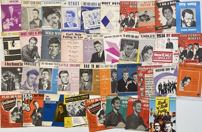 Lot 54 - SHEET MUSIC ARCHIVE - POP / ROCK N ROLL.