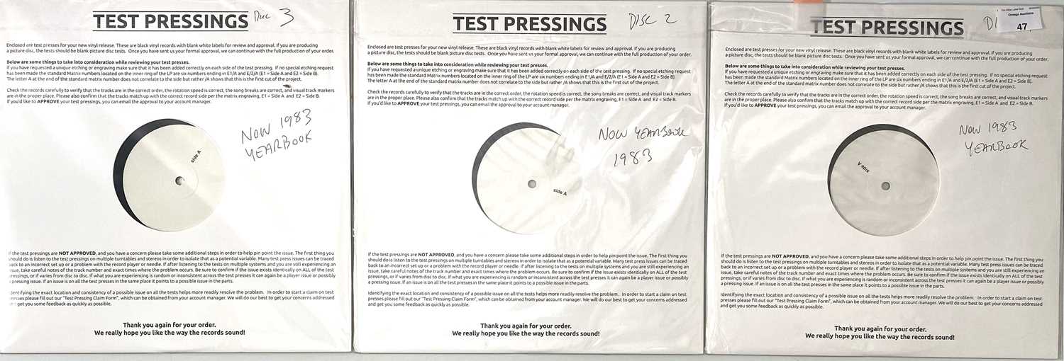 Lot 47 - NOW YEARBOOK 1983 (2022 WHITE LABEL TEST PRESSING - 194398733616)