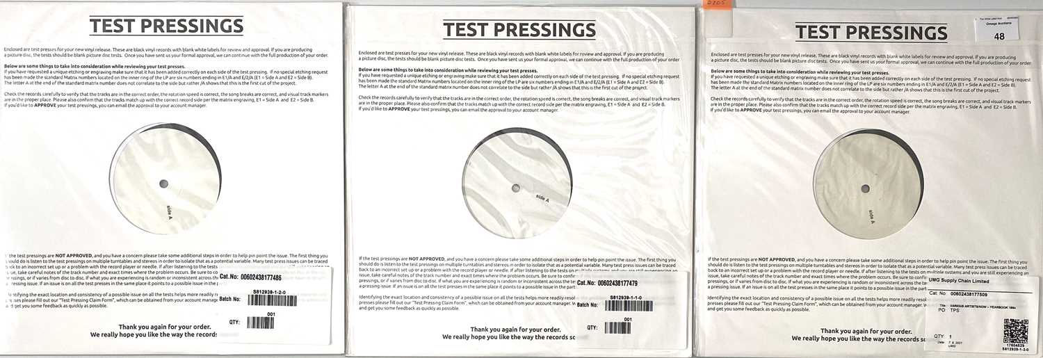 Lot 48 - NOW YEARBOOK 1984 (2022 WHITE LABEL TEST PRESSING - 194398890715)
