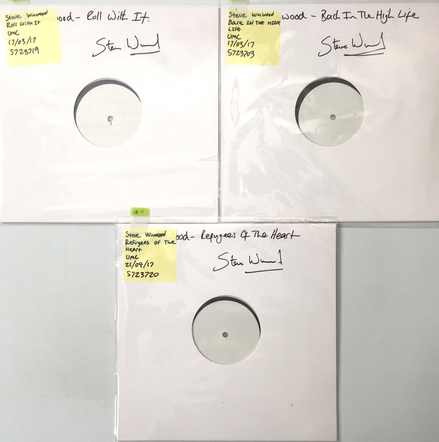 Lot 61 - STEVE WINWOOD - 2017 WHITE LABEL TEST PRESSINGS (SIGNED)