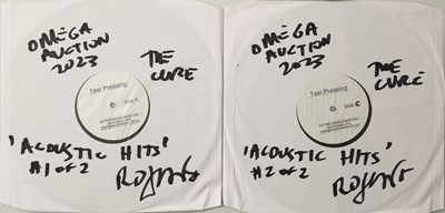 Lot 66 - THE CURE - ACOUSTIC HITS (2017 WHITE LABEL TEST PRESSING - 572 634-0) - SIGNED BY ROBERT SMITH