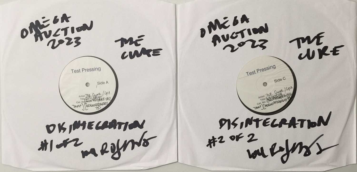Lot 67 - THE CURE - DISINTEGRATION (2018 WHITE LABEL TEST PRESSING - 060075324563 (7) - SIGNED BY ROBERT SMITH