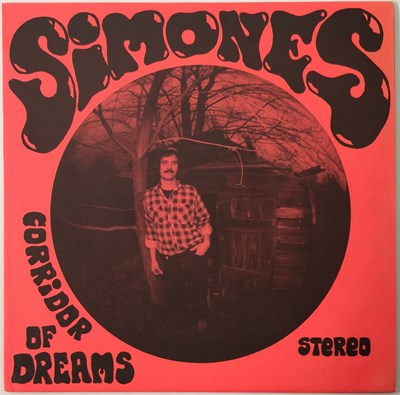 Lot 197 - SIMONES - CORRIDOR OF DREAMS LP (US OG - US PSYCH - PURPLE PHROGG RECORDS P.G. 01)