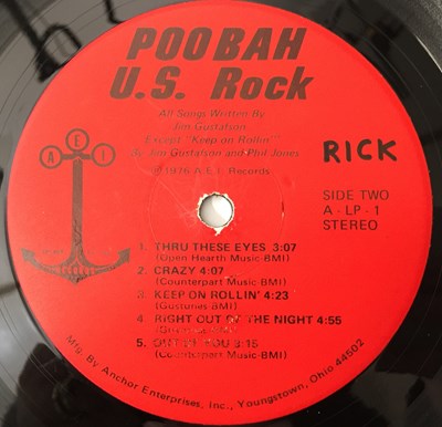 Lot 199 - POOBAH - U.S. ROCK LP (OG - US PSYCH - A.E.I. RECORDS A-LP-1)