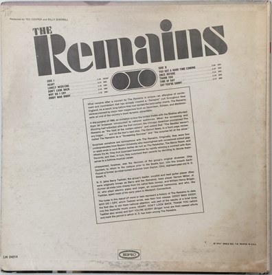 Lot 201 - THE REMAINS - THE REMAINS LP (1966 PROMO - MONO - EPIC LN24214)