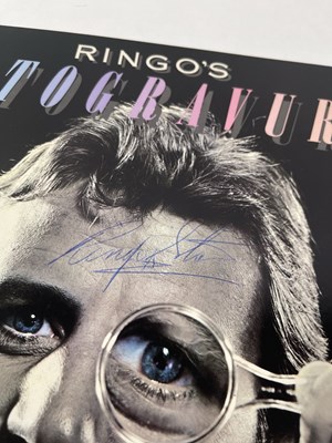 Lot 320 - RINGO STARR - SIGNED LP.