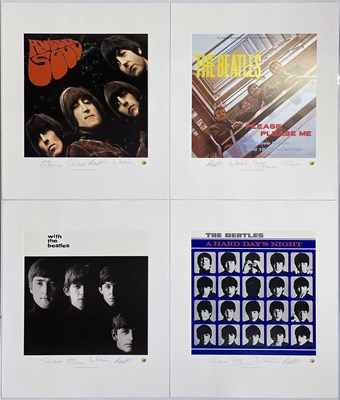 Lot 344 - THE BEATLES - A SET OF 12 ALBUM COVER LITHOGRAPH PRINTS.