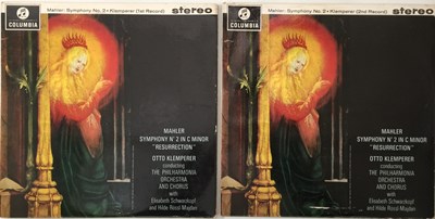 Lot 16 - OTTO KLEMPERER - MAHLER SYMPHONY NO. 2 LP (ORIGINAL UK STEREO RECORDING - COLUMBIA SAX 2473/4)