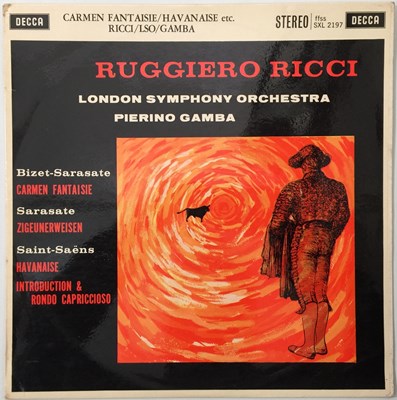 Lot 19 - RUGGIERO RICCI - CARMEN FANTAISIE LP (ORIGINAL UK STEREO RECORDING - SXL 2197)