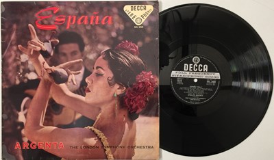 Lot 21 - ATAULFO ARGENTA - ESPANA LP (ORIGINAL UK STEREO RECORDING LP/SECOND SLEEVE - DECCA SXL 2020)