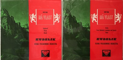 Lot 22 - RAFAEL KUBELIK - SMETANA MA VLAST LP (ORIGINAL UK STEREO RECORDINGS - DECCA SXL 2064/5)