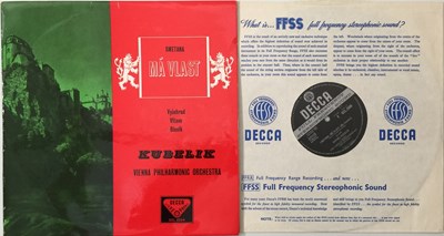 Lot 22 - RAFAEL KUBELIK - SMETANA MA VLAST LP (ORIGINAL UK STEREO RECORDINGS - DECCA SXL 2064/5)