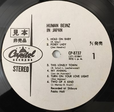 Lot 207 - THE HUMAN BEINZ - LIVE IN JAPAN LP (PROMO - CAPITOL RECORDS CP-8737)