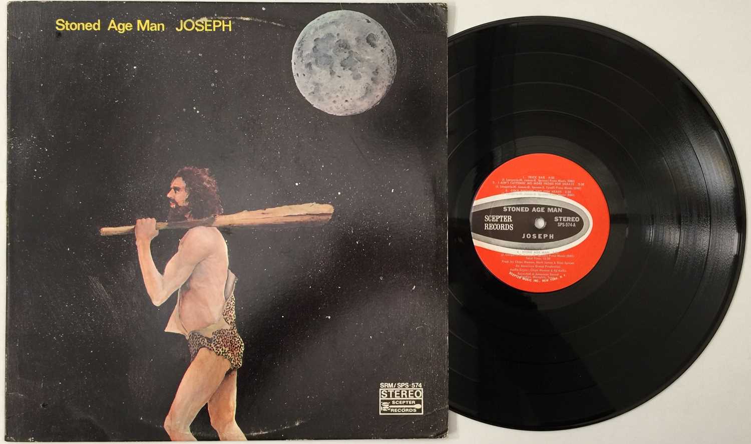 Lot 208 - JOSEPH - STONED AGE MAN LP (US STEREO OG - SCEPTER RECORDS SPS-574)