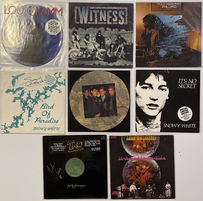 Lot 242 - ROCK / HARD ROCK SIGNED LPS.