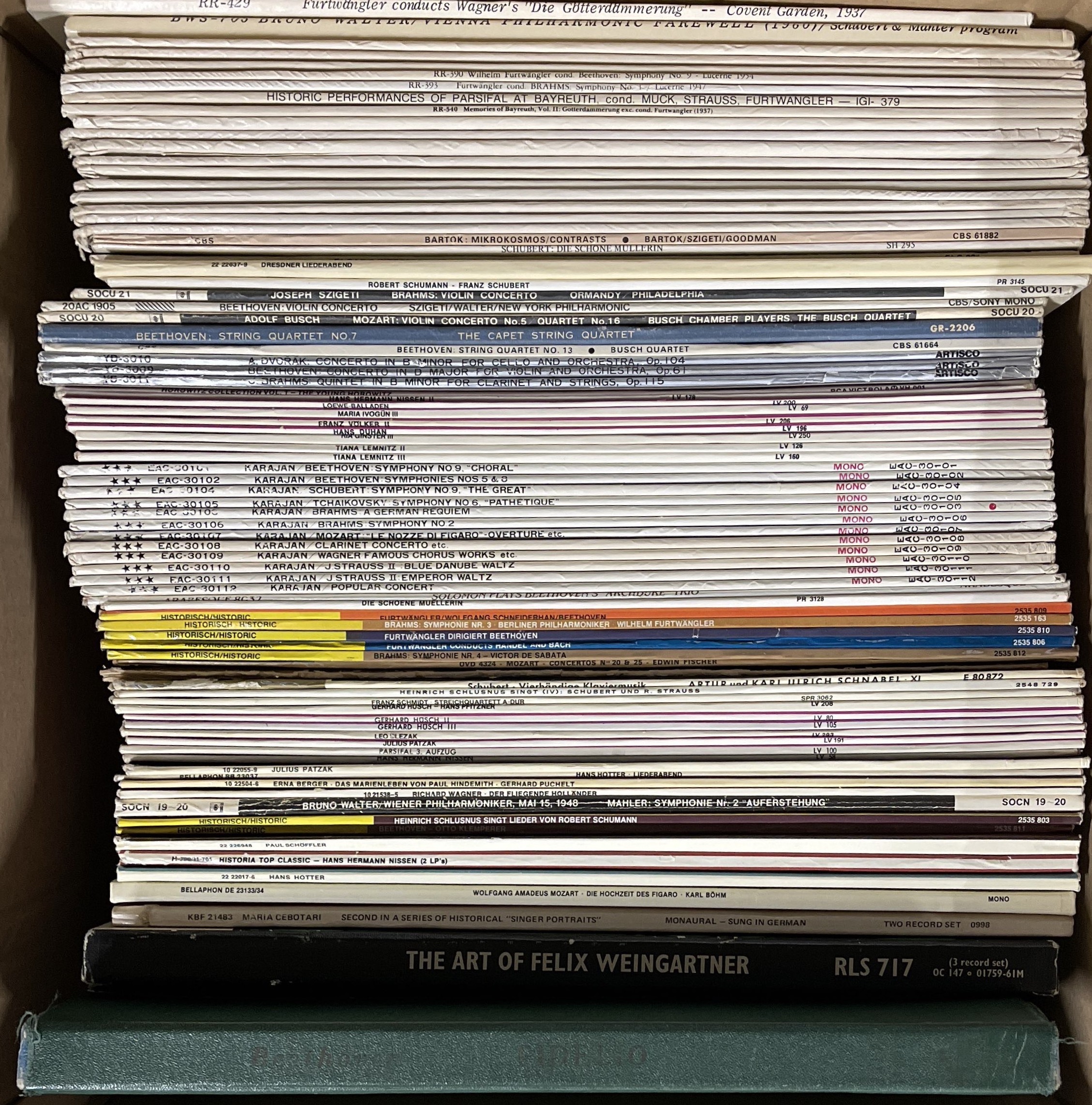 Lot 62 CLASSICAL LARGE LP COLLECTION 1200 LPs inc