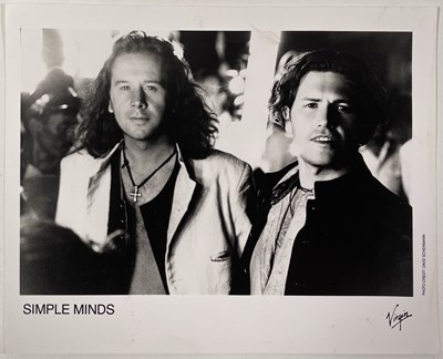 Lot 245 - SIMPLE MINDS - AUTOGRAPHED MEMORABILIA.