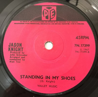 Lot 124 - JASON KNIGHT - OUR LOVE IS GETTING STRONGER 7" (ORIGINAL UK RELEASE - PYE 7N 17399)