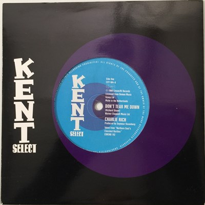 Lot 129 - CHARLIE RICH - DON'T TEAR ME DOWN 7" (KENT SELECT - CITY 004)