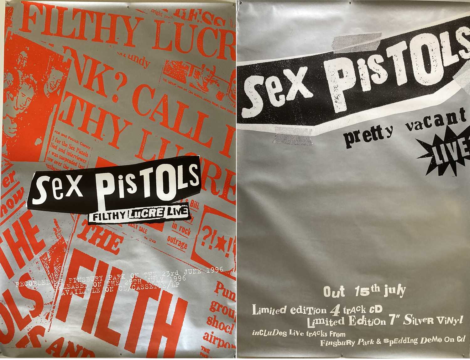 Lot 255 - SEX PISTILS FILTHY LUCRE / FILTH AND THE