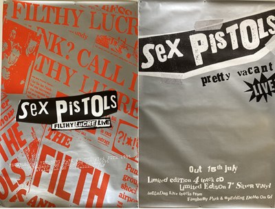 Lot 255 - SEX PISTILS FILTHY LUCRE / FILTH AND THE FURY POSTERS