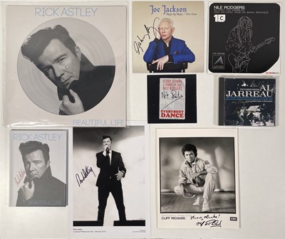 Lot 246 - POP SIGNED ITEMS INC JOE JACKSON / NILE RODGERS.