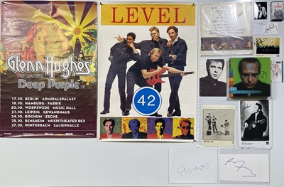 Lot 247 - POP SIGNED MEMORABILIA INC PETER GABRIEL.