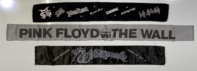 Lot 57 - ORIGINAL CONCERT SILK SCARVES - OZZY / WHITESNAKE / PINK FLOYD.