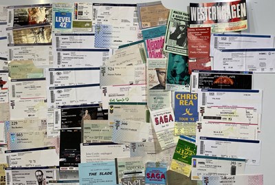 Lot 114 - EXTENSIVE ROCK AND POP TICKET COLLECTION.