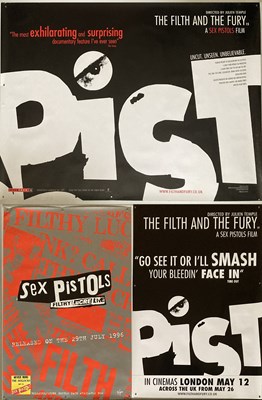 Lot 253 - SEX PISTOLS POSTERS - FILTH AND THE FURY