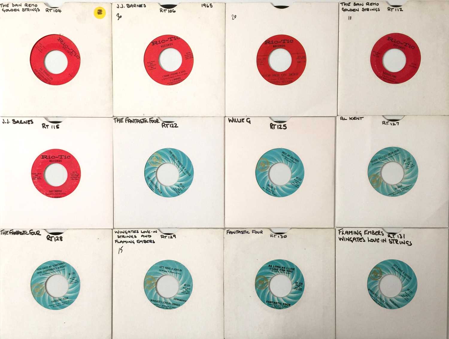 Lot 286 - RIC-TIC RECORDS - 7" PACK