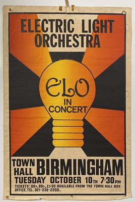 Lot 150 - ELECTRIC LIGHT ORCHESTRA BIRMINGHAM 1972.