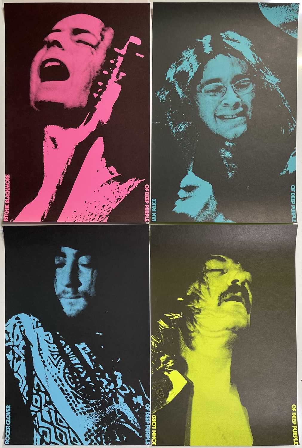 Lot 151 - DEEP PURPLE 1972 POSTER SET.