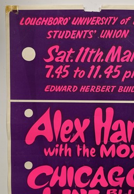 Lot 153 - ALEX HARVEY - C 1960S CONCERT POSTER.