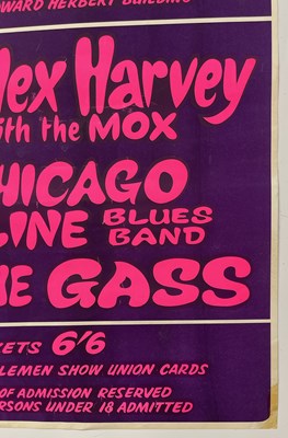 Lot 153 - ALEX HARVEY - C 1960S CONCERT POSTER.