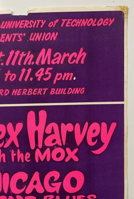 Lot 153 - ALEX HARVEY - C 1960S CONCERT POSTER.