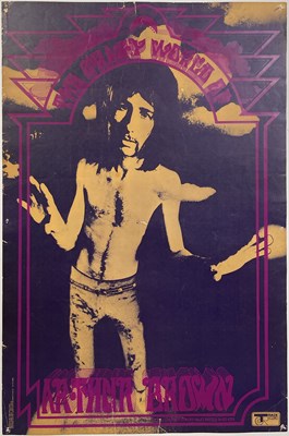 Lot 156 - ARTHUR BROWN ORIGINAL TRACK RECORDS POSTER.